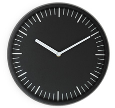 Normann Copenhagen Day Wanduhr Black •