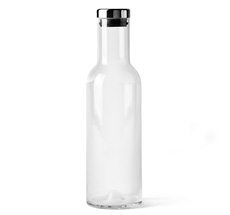 Audo Bottle Karaffe 1 L Clear/Steel