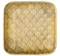 Bloomingville Tablett Gold Leaves 17x17cm •