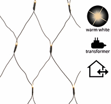 Kaemingk LED Netz-Lichterkette Schwarz Outdoor/Indoor 3x3m •