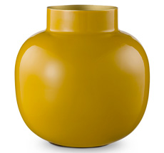PIP Studio Vase aus Metall Round Yellow