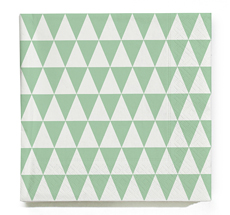 ferm LIVING Triangle Papierservietten - Mint