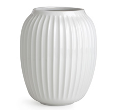 Kähler Design Hammershøi Vase 21 cm weiß