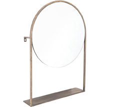 Bloomingville Spiegel Brass Metal 