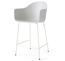 Menu Harbour Stuhl Counter Chair Light Grey Steel Base/Light Grey 