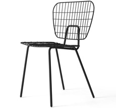 Audo WM String Stuhl Dining Chair Black 
