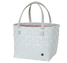 Handed By Tasche Shopper Color Delux mit Zip Cover Misty Grey