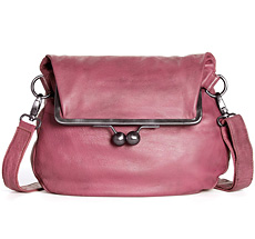 Sticks and Stones Ledertasche Cannes Ruby Red Washed