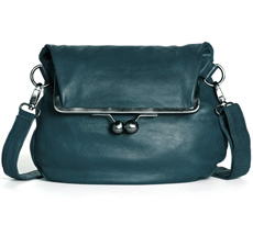 Sticks and Stones Ledertasche Cannes Dusty Petrol Washed