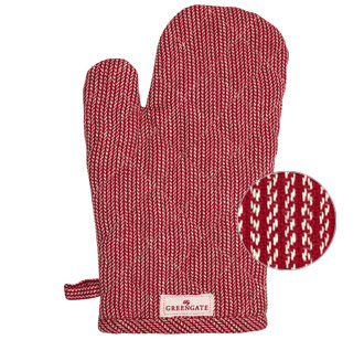 GreenGate Ofenhandschuh Alicia red 
