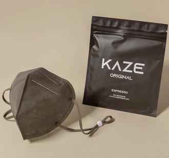 KAZE FFP2 Masken Espresso 10er-Set 