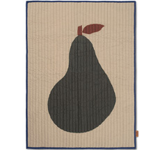 ferm LIVING Decke Pear Quilted Sand