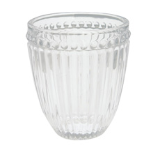 GreenGate Wasserglas Alice Clear 