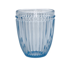 GreenGate Wasserglas Alice Pale Blue