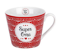 Krasilnikoff Tasse Happy Cup Super Oma
