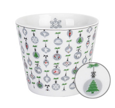 Krasilnikoff Becher Happy Cup Tumbler X-mas Ornaments