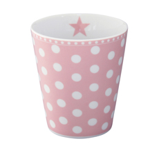 Krasilnikoff Happy Mug Becher New Dots Pink