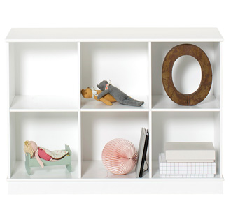 Oliver Furniture Wood Stand-Regal 3 x 2 Horizontal mit Sockel