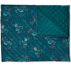 PIP Studio Tagesdecke Quilt Leafy Stitch Blue, 150 x 200 cm