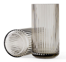 Lyngby Vase Smoke mundgeblasenes Glas 20,5 cm