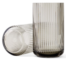 Lyngby Vase Smoke mundgeblasenes Glas 25 cm