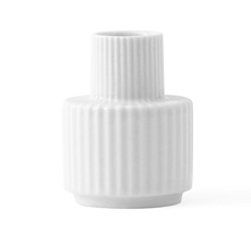 Lyngby Kerzenständer Weiß Porzellan 7 cm