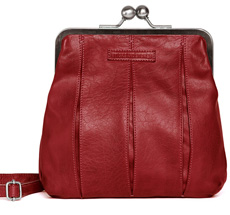 Sticks and Stones Ledertasche Luxembourg Red Washed