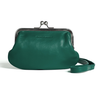 Sticks and Stones Ledertasche Malaga Pine Green Washed