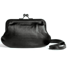 Sticks and Stones Ledertasche Malaga Anthracite Washed •