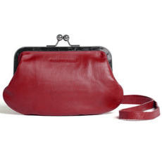Sticks and Stones Ledertasche Malaga Cherry Red Washed 