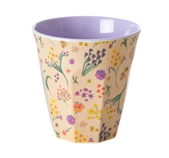 Rice Melamin Becher Wild Flower Two Tone