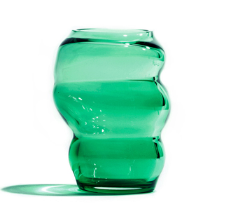 FUNDAMENTAL.BERLIN Vase Muse S Emerald 