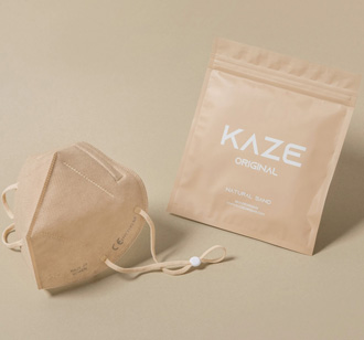 KAZE FFP2 Masken Natural Sand 10er-Set 
