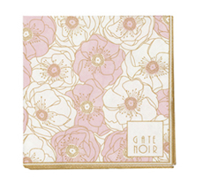 Gate Noir by GreenGate Papier-Servietten Small Flori Pale Pink 20 Stk. •