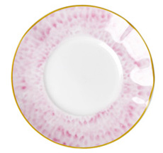 Rice Porzellan Dessert-Teller Glaze Bubblegum Pink •