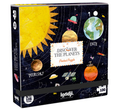 Londji Pocket Puzzle Discover the Planets 100-teilig