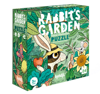 Londji Puzzle Rabbit's Garden Look&Find 24-teilig