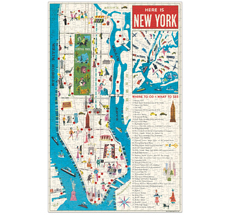 Cavallini Puzzle NYC Map 500-teilig