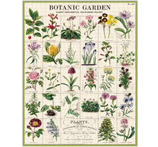 Cavallini Puzzle Botanic Garden 1000-teilig