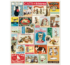 Cavallini Puzzle Cats & Kittens 1000-teilig
