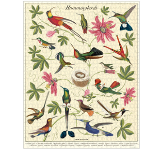 Cavallini Puzzle Hummingbirds 1000-teilig