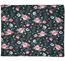 GreenGate Quilt Tagesdecke Meadow Black