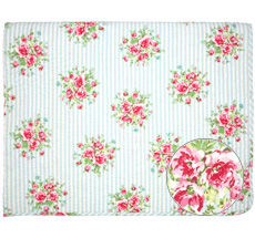 GreenGate Quilt Tagesdecke Nellie Pale Blue 140x220cm