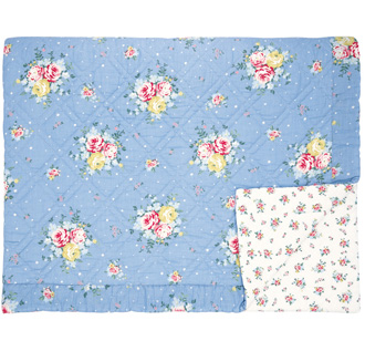 GreenGate Quilt Tagesdecke Laura dusty blue