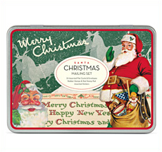 Cavallini Mailing Set Santa Claus