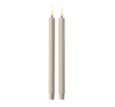 STOFF Nagel LED Kerze by Uyuni Lighting Sand 2er-Set