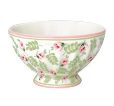 GreenGate French Bowl Lily Petit White M •