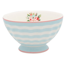 GreenGate French Bowl Nellie Pale Blue M