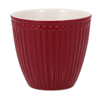 GreenGate Latte Cup Becher Alice claret red