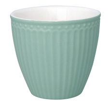 GreenGate Latte Cup Becher Alice Dusty Mint
